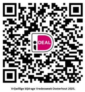 QR code voor de vrijwillige bijdrage. 